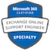Microsoft 365 Certified: Exchange Online Support Engineer Specialty